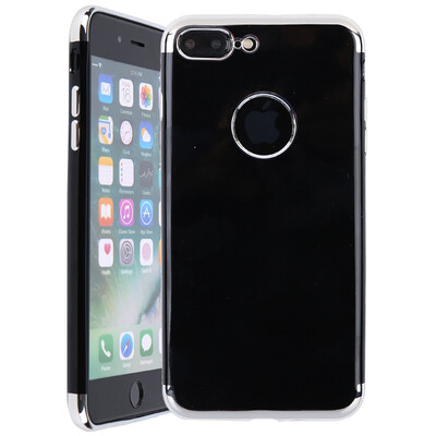 

Вей Джи iPhone 7P / 6sP / 6P телефона оболочка Выдерживает падение Apple, 7р / 6с р / 6p силиконового защитный чехол 5,5 дюйма черных и серебристое покрытие ярких боковой мягких оболочек применимой 7Plus