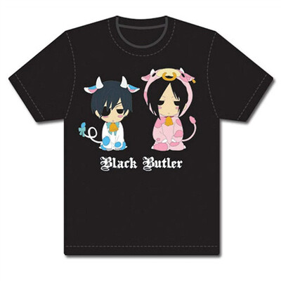 

Black Butler - Ciel & Sebastian Cow T-Shirt