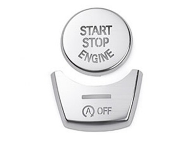 

Eppar New Protective Start Button Cover Stickers Compatible with BMW 5 Series Gran Turismo 5GT F07 2011-2017 535i 550i