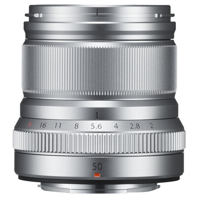

Fuji (FUJIFILM) XF50mm F2 R WR с фиксированным фокусом линза в конструкции способа телеобъектива серебра компактная и легкая высокоскоростная защита от атмосферных воздействий AF