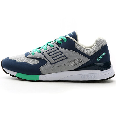 

Erke Erke erke men's shoes casual shoes new running shoes sports shoes retro leisure travel shoes 51116120043 steel gray / Mars red 43 yards