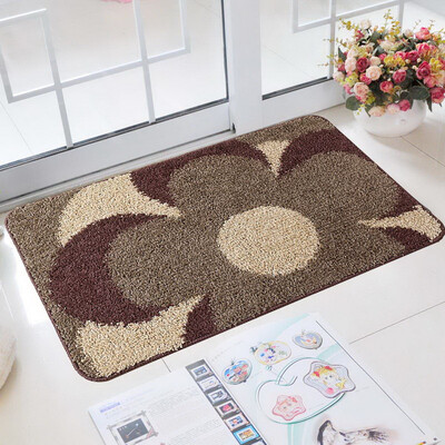 

Suarte lyrical Jane anti-slip mat mat porch door mat wool surface wear-resistant&dirty 6090cm rice coffee