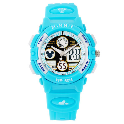 

Disney (Disney) waterproof luminous children's watch boy black Mickey electronic watch multi-purpose sports table boy student watch 80008-2