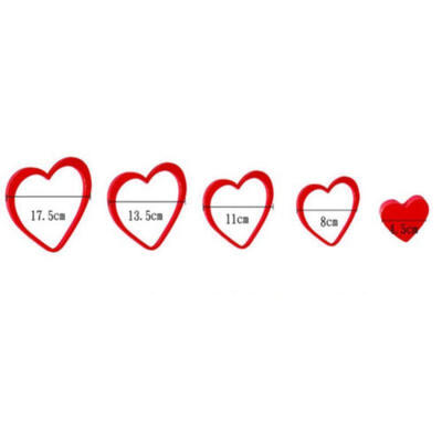 

Heart-shaped living room TV background wall stickers Creative 3D Removable Decor