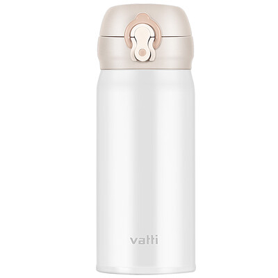 

Vantage VATTI Insulation Cup 350ml Vacuum Stainless Steel Insulation Cup Child Insulation Cup Men&Women Portable Muscle Couples Cup Insulation Cool White