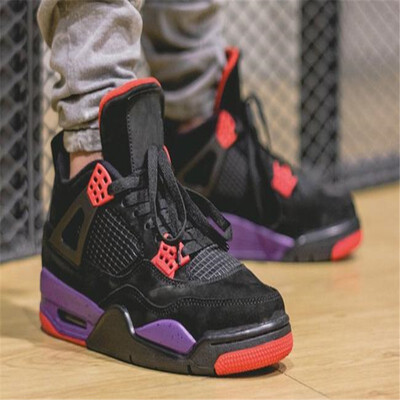 

4 NRG Raptors basketball shoes Travis Scott x 4s HOUSTON Cactus Jack Pure Money Royalty Black Cat Men Outdoor sneakers trainers sp