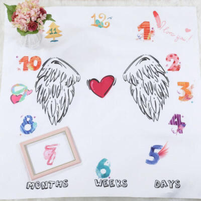 

Baby Girl Boy Floral Cotton Blanket Milestone Photography Photo Props Shoots AU