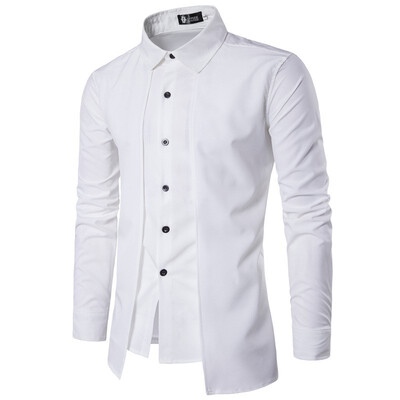 

Fashion Mens Luxury Casual Stylish Slim Fit Long Sleeve Casual Dress Shirts Tops