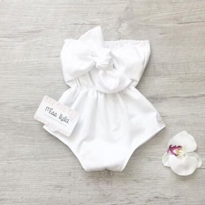 

Newborn Infant Baby Girl Jumpsuit Bodysuit Cotton Romper Outfits Sunsuit 0-24M