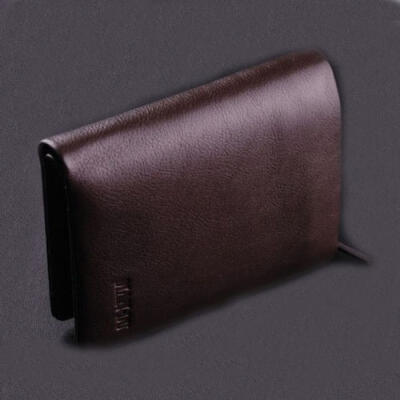 

AU Stock Mens Wallet Quality Leather Boutique Trifold Zip Coin Purse Card Holder