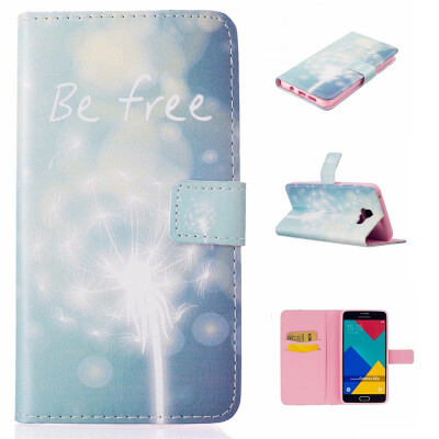

Green dandelion Design PU Leather Flip Cover Wallet Card Holder Case for SAMSUNG GALAXY A5 2016/A510