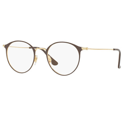 

RayBan Ray Ban очки кадр близорукость мужские и женские модели моды коричневый оптических оправ RX6378 2905 49mm