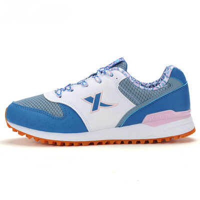 

XTEP) shoes sports shoes light and comfortable wild fight color casual running shoes 985218113976 blue white 35 yards