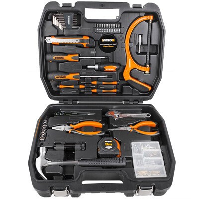 

WORX Hardware Toolbox WA4203 143 pieces of household tools set manual tool set