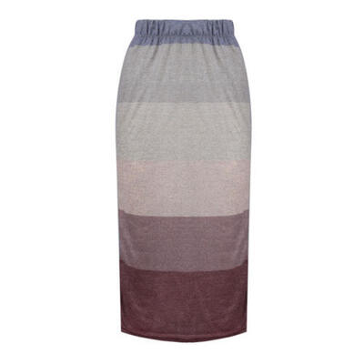 

UK Thick Warm Skirt Bodycon Slim High Waist Stretch Long Maxi Women Pencil Skirt