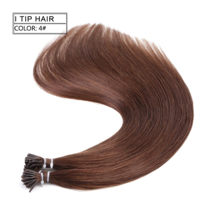 

Amazing Star Straight Brazilian Human Hair Fusion Hair I Tip in Hair Extensions Human Hair Weave 18" Soft&Bouncy