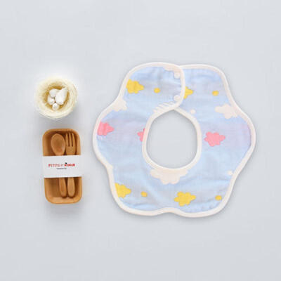 

Cute Baby Boy Girls Saliva Towel Bandana Bibs Dribble Kids Head Scarf Lunch Bib