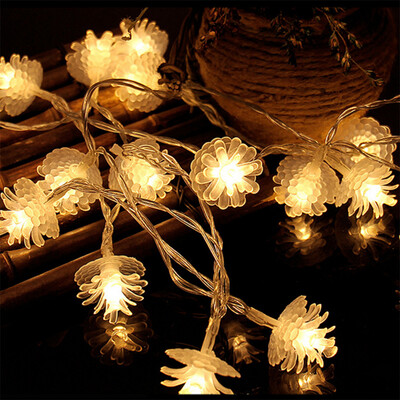 

BRELONG LED Pine Cone Light String Decorative Romantic Lights 40LED