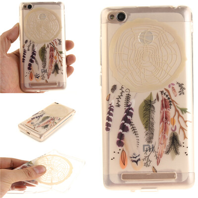 

Colorful Windbell Pattern Soft Thin TPU Rubber Silicone Gel Case Cover for XiaoMi Red mi 3
