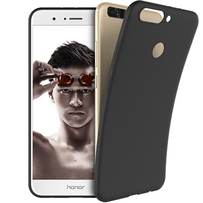 

Cool music front glory V9 mobile phone case protective matte silicone soft shell shell anti-crash shell for Huawei glory v9 series of music - black