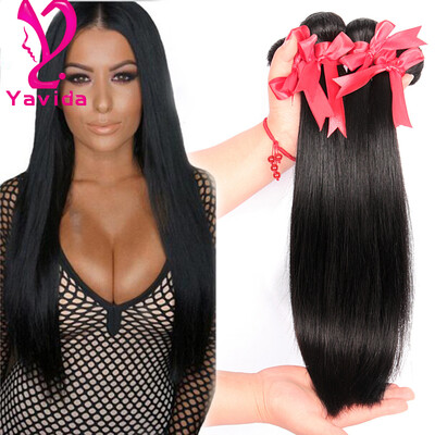 

Last Long time Indian Virgin Hair straight 3 Bundles Indian Straight hair extension bouncy straight Human Hair Weave aliexpress
