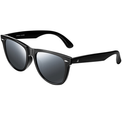 

EYEPLAY sunglasses men&39s fashion black box black gray piece of polarizing sunglasses island glasses eyes play B2140 C1 53mm