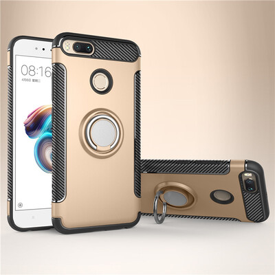 

Fivice Xiaomi Mi 5X case PC metal ring shell magnetic car bracket TPU phone case