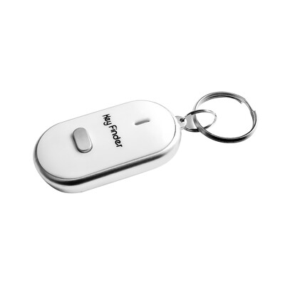 

Mini LED Light Anti-lost Whistle Key Finder Flashing Beeping Kids Bag Wallet Phone Key Car Motor Finder Locator Track Keychain Ala