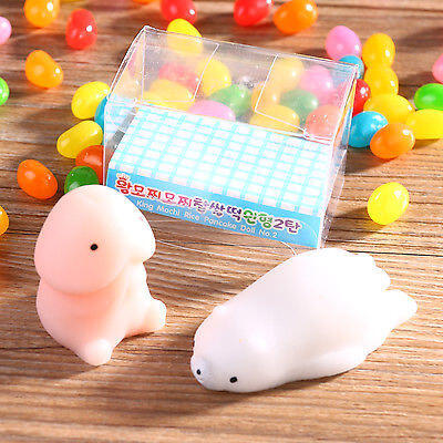 

Mochi Squishy White Seal Healing Toy Kawaii Squeeze Abreact Fun Joke Gift Rising