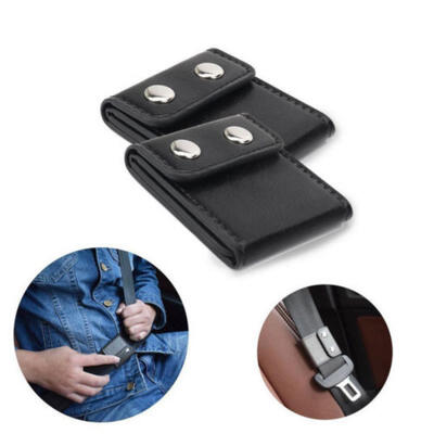 

2X Auto Car Seat Belt Safety Adjuster Clips Stopper Buckle Improves Comfort