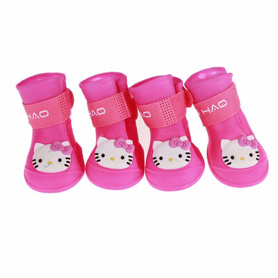 

Waterproof pet rain boots Candy Colors Rubber