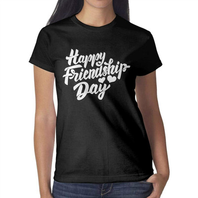 

Friendship Day Women Unicorn Good Friend Forever Cotton T-Shirt Short-Sleeve Lovely tee