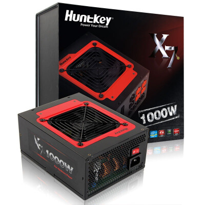 

Huntkey Rated 1000W X7-1000 power supply game enthusiasts custom full module single 80A 80PLUS bronze supports 4 graphics cards