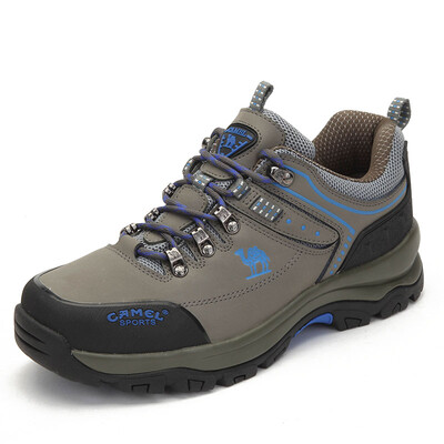 

【Jingdong Supermarket】 camel CAMEL outdoor men's foot shoes anti-skid wear-resistant men's shoes A632026975 dark gray / sky blue 38