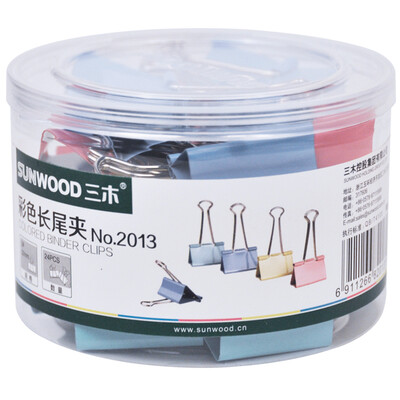 

Miki SUNWOOD 2013 32mm color long tail clip long tail folder 24 tube new&old packaging random
