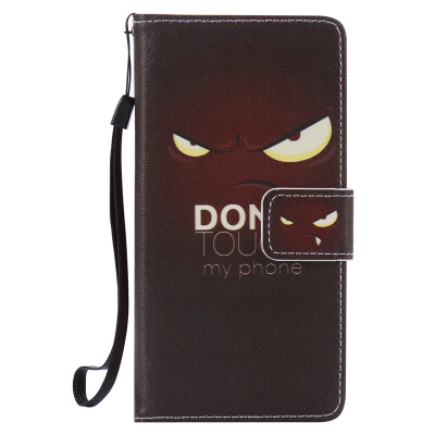 

Eye Design PU Leather Flip Cover Wallet Card Holder Case for SONY M5