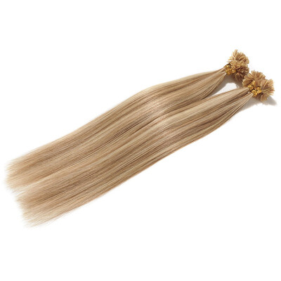 

100 Remy Hair Human Hair Extensions U Tip Nail Tip Keratin Straight Hair