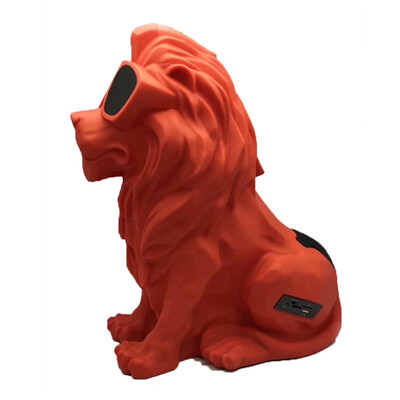 

Lion King Portable Bluetooth Speaker Home Theater Doll Wireless Audio TF Card U Disk Player Gift Artwork MP3 Stereo Music Playback