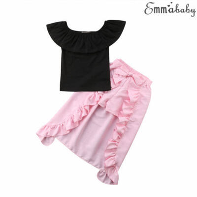 

Emmababy Cute Newborn Baby Girls Cotton Tops Romper Pants Outfits Set Clothes