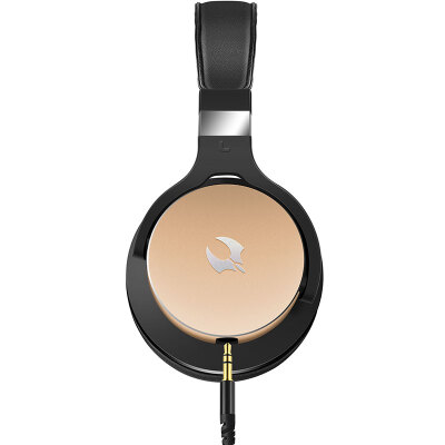 

Magic magnetic MOCI M550 double diaphragm gold voice headphones HiFi music headset gold black