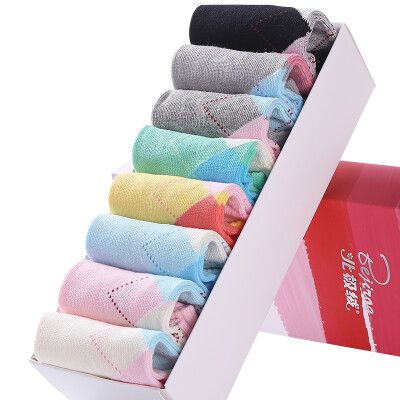 

Jingdong supermarket Arctic cashmere socks Ms Ling Ge cartoon in the cylinder cotton socks breathable sweat sweat sports casual cute candy color socks 8 double uniform code