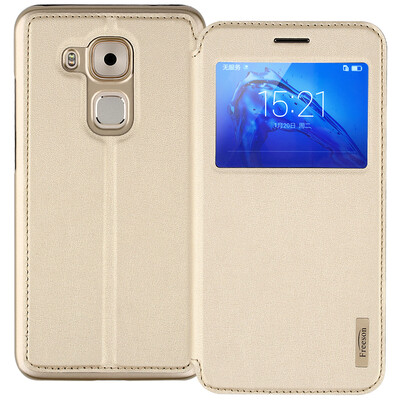 

Freeson Windows Holder Wings 5 ​​Smart Sleeve Case Phone Case for Huawei Wings 5 ​​ G9 Plus Gold