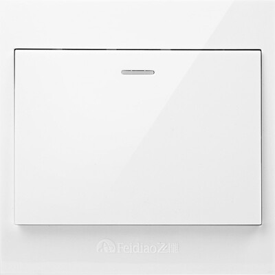 

Feidiao (feidiao) switch socket panel five-hole socket with usb charging socket panel 86 A6 dimension square white