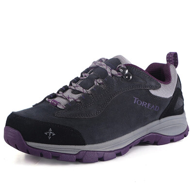 

Pathfinder TOREAD walking shoes men&women slip wear-resistant hiking shoes autumn&winter splash-proof outdoor shoes TFAA92055 dark gray deep purple female 39 yards