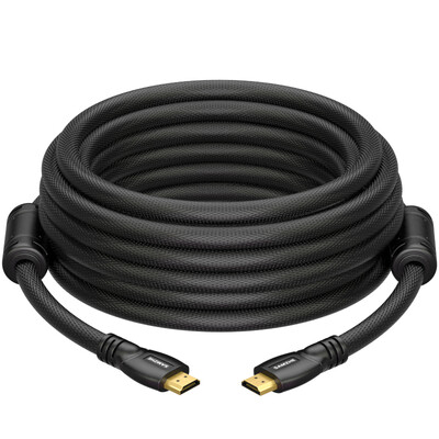 

Shanze (SAMZHE) SM-5515 luxury gold-plated HDMI2.0 version of the digital high-definition line 2K * 4K laptop TV projector display cable 1.5 meters
