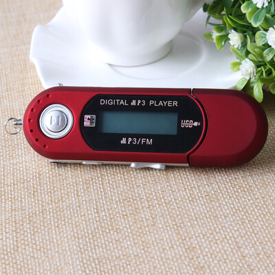 

MyMei USB MP3 Music Player Digital LCD Screen Support 32GB TF Card&FM Radio Good New