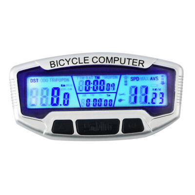 

Wired LCD Bicycle Bike Cycling Computer Odometer Speedometer Velometer