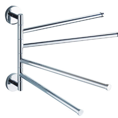 

UpperX New 4 Layers Stainless Steel Bathroom Towel Rack Holder Polished Rack Holder Hardware Accessory Bathroom Haing Organizer