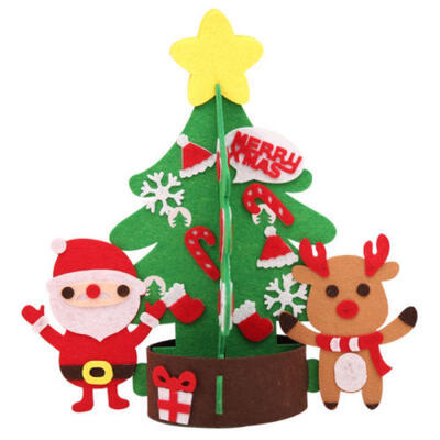 

Children Kids Christmas Tree Ornaments Xmas Creative Gift DIY Felt Decoration