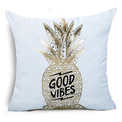 

KING&QUEEN Bronzing Cushion Cover LOVE Kiss Cotton Polyester Geometric Printed Lips Home Decorative Pillow Cover Pillowcase